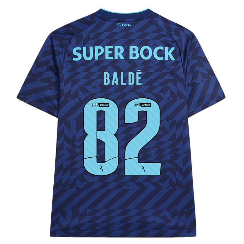 Kandiny Herren Alfa Baldé #82 Marineblau Ausweichtrikot Trikot 2024/25 T-Shirt