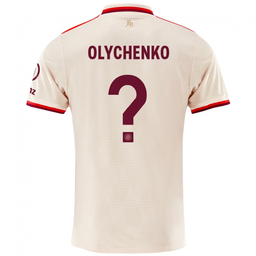 Kandiny Herren Bogdan Olychenko #0 Leinen Ausweichtrikot Trikot 2024/25 T-Shirt