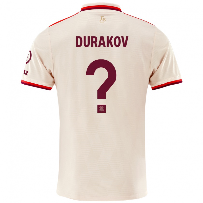 Kandiny Herren Sejdo Durakov #0 Leinen Ausweichtrikot Trikot 2024/25 T-Shirt