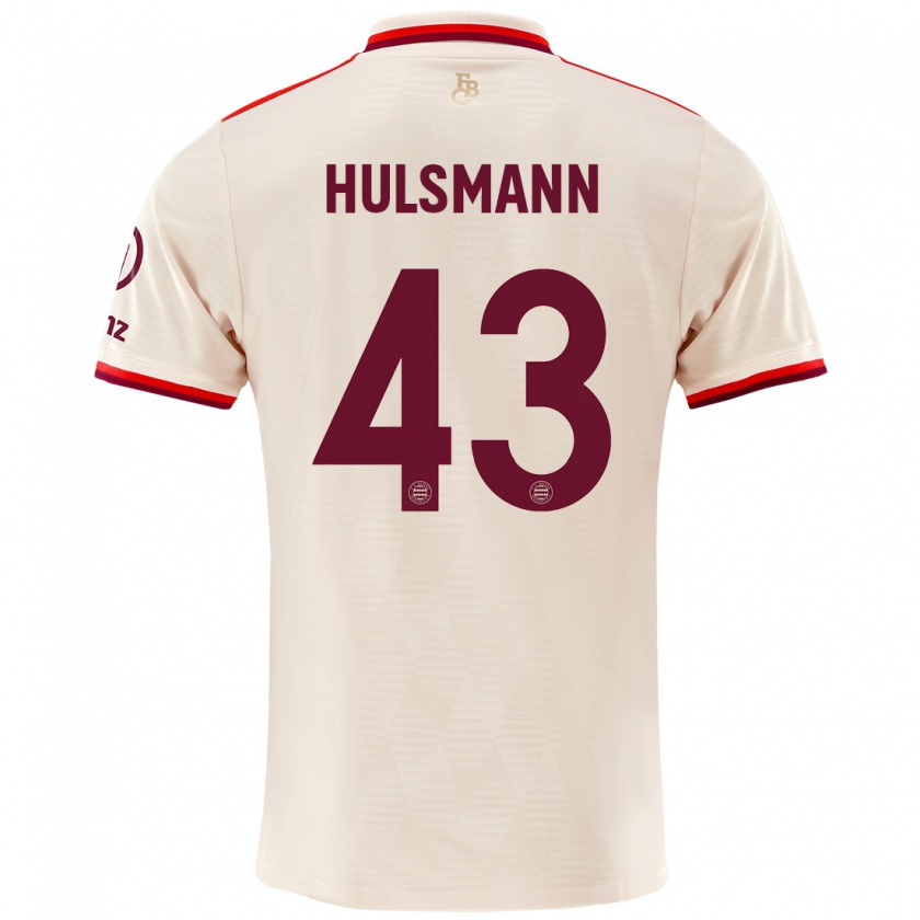 Kandiny Herren Tom Hülsmann #43 Leinen Ausweichtrikot Trikot 2024/25 T-Shirt