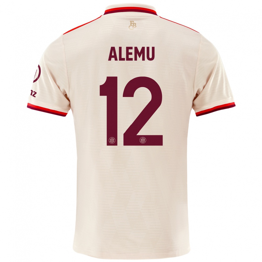 Kandiny Herren Liul Alemu #12 Leinen Ausweichtrikot Trikot 2024/25 T-Shirt