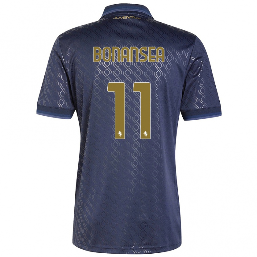 Kandiny Herren Barbara Bonansea #11 Marineblau Ausweichtrikot Trikot 2024/25 T-Shirt