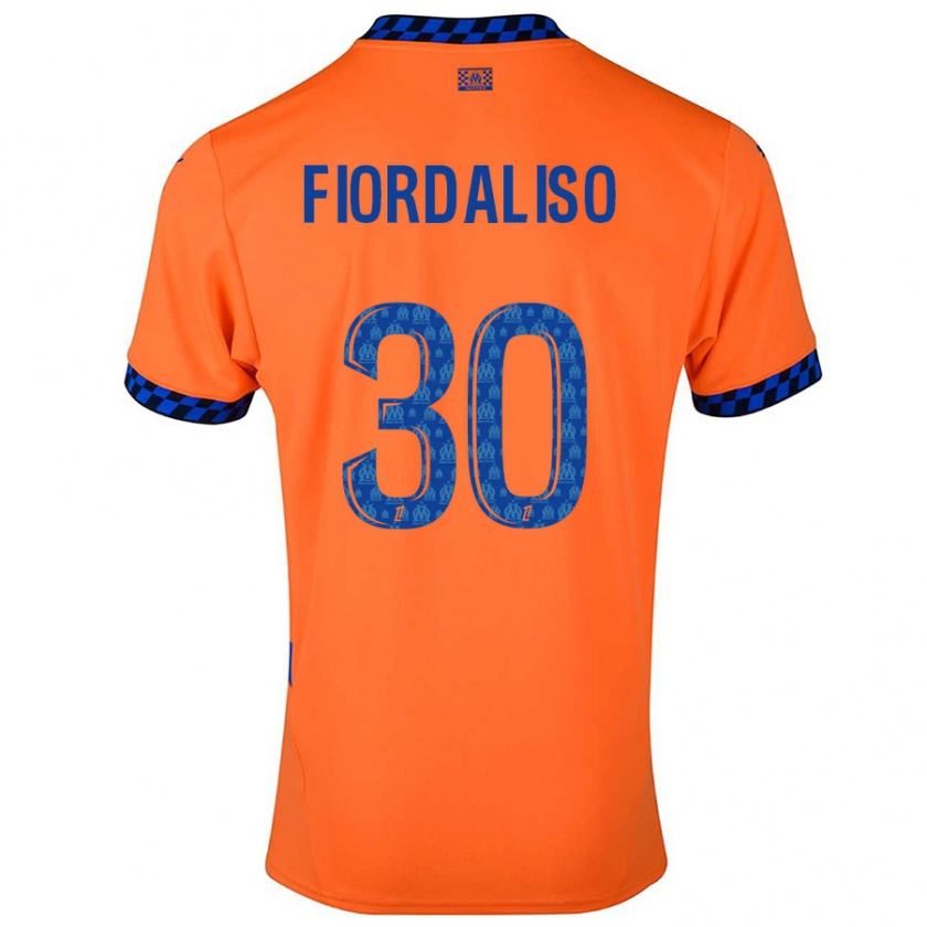 Kandiny Herren Thelma Fiordaliso #30 Orange Dunkelblau Ausweichtrikot Trikot 2024/25 T-Shirt