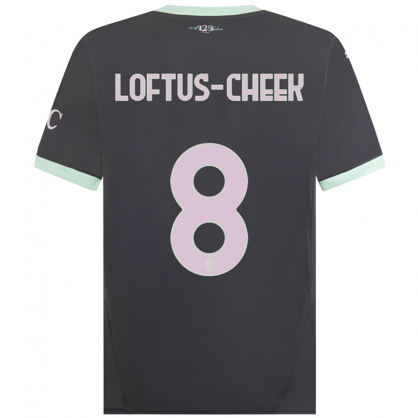 Kandiny Herren Ruben Loftus-Cheek #8 Grau Ausweichtrikot Trikot 2024/25 T-Shirt