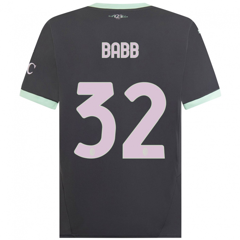 Kandiny Herren Selena Babb #32 Grau Ausweichtrikot Trikot 2024/25 T-Shirt