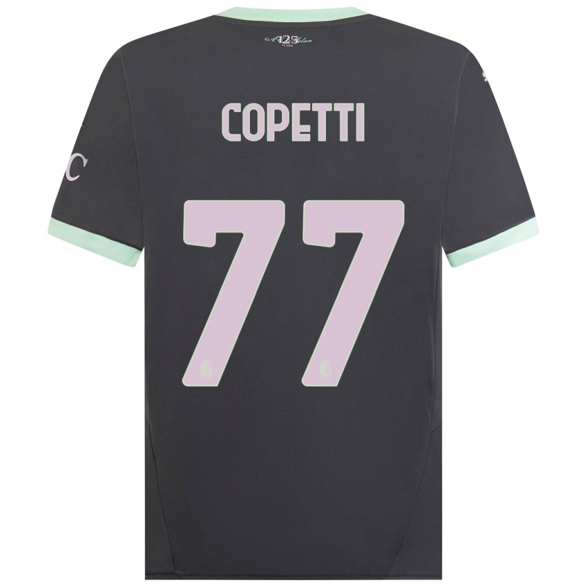 Kandiny Herren Matilde Copetti #77 Grau Ausweichtrikot Trikot 2024/25 T-Shirt