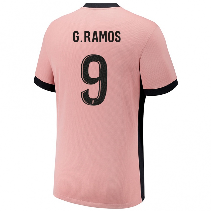 Kandiny Herren Gonçalo Ramos #9 Rostros Ausweichtrikot Trikot 2024/25 T-Shirt