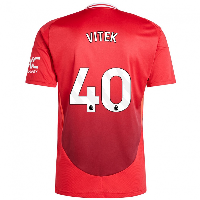 Kandiny Damen Radek Vitek #40 Hellrot Heimtrikot Trikot 2024/25 T-Shirt