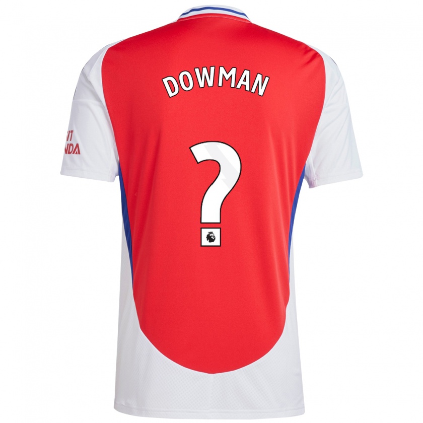 Kandiny Damen Max Dowman #0 Rot Weiß Heimtrikot Trikot 2024/25 T-Shirt