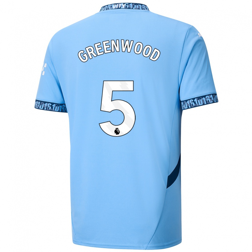 Kandiny Damen Alex Greenwood #5 Marineblau Heimtrikot Trikot 2024/25 T-Shirt