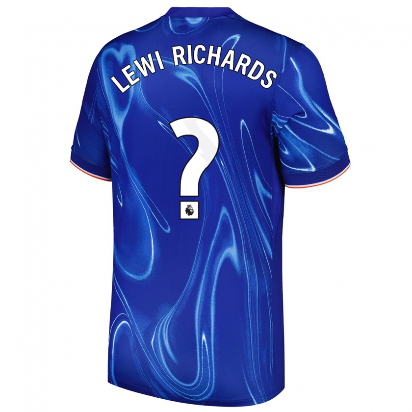 Kandiny Damen Lewi Richards #0 Blau Weiß Heimtrikot Trikot 2024/25 T-Shirt