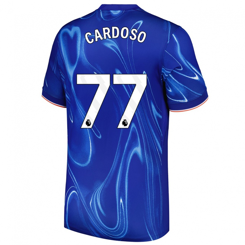 Kandiny Damen Leo Cardoso #77 Blau Weiß Heimtrikot Trikot 2024/25 T-Shirt