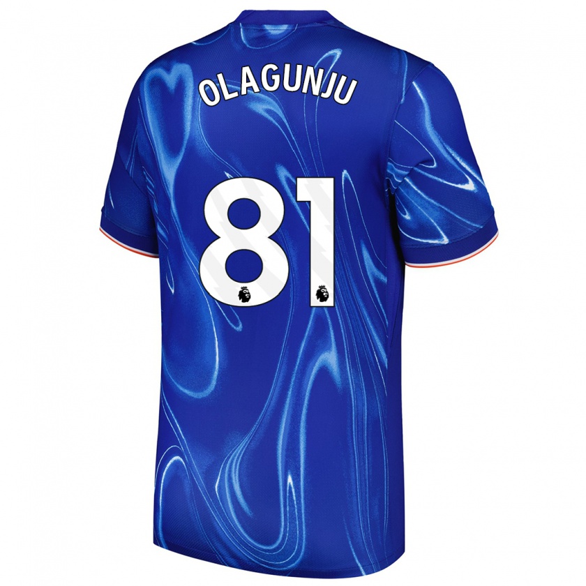 Kandiny Damen Saheed Olagunju #81 Blau Weiß Heimtrikot Trikot 2024/25 T-Shirt