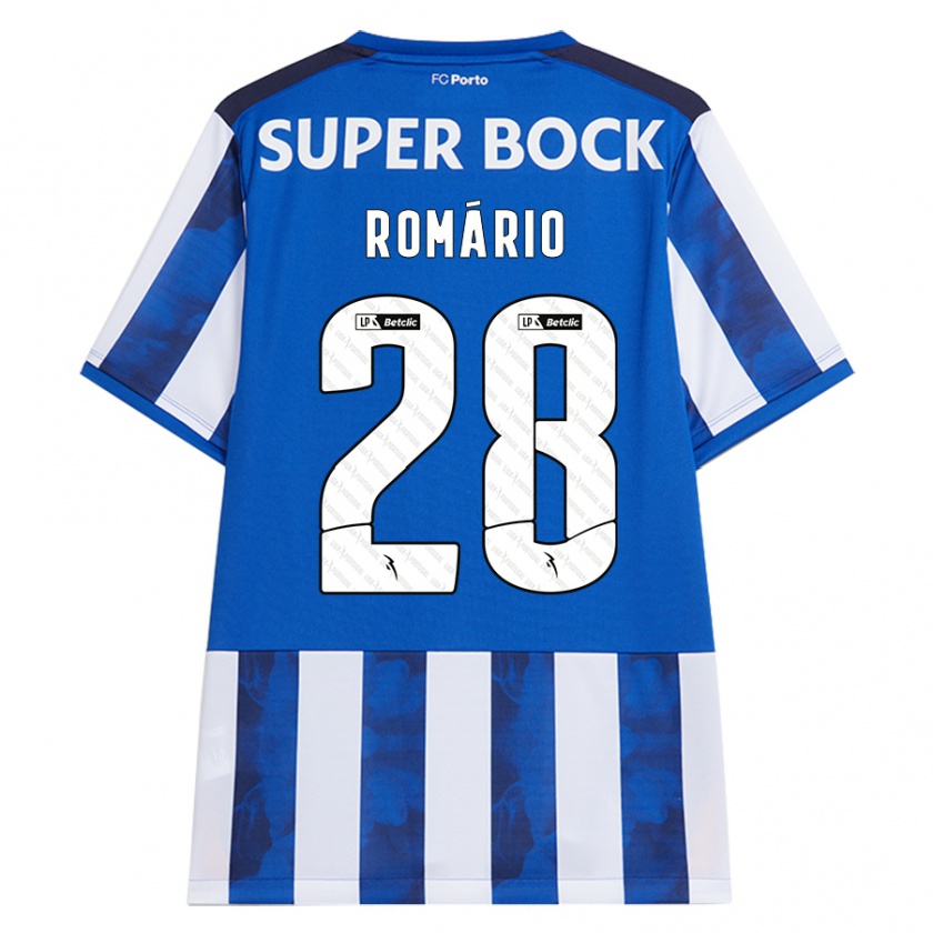 Kandiny Damen Romário Baró #28 Blau Weiß Heimtrikot Trikot 2024/25 T-Shirt