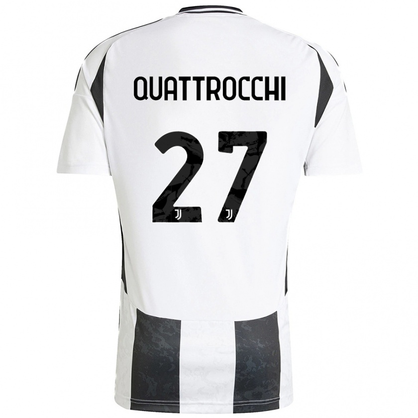 Kandiny Damen Juan Ignacio Quattrocchi #27 Weiß Schwarz Heimtrikot Trikot 2024/25 T-Shirt