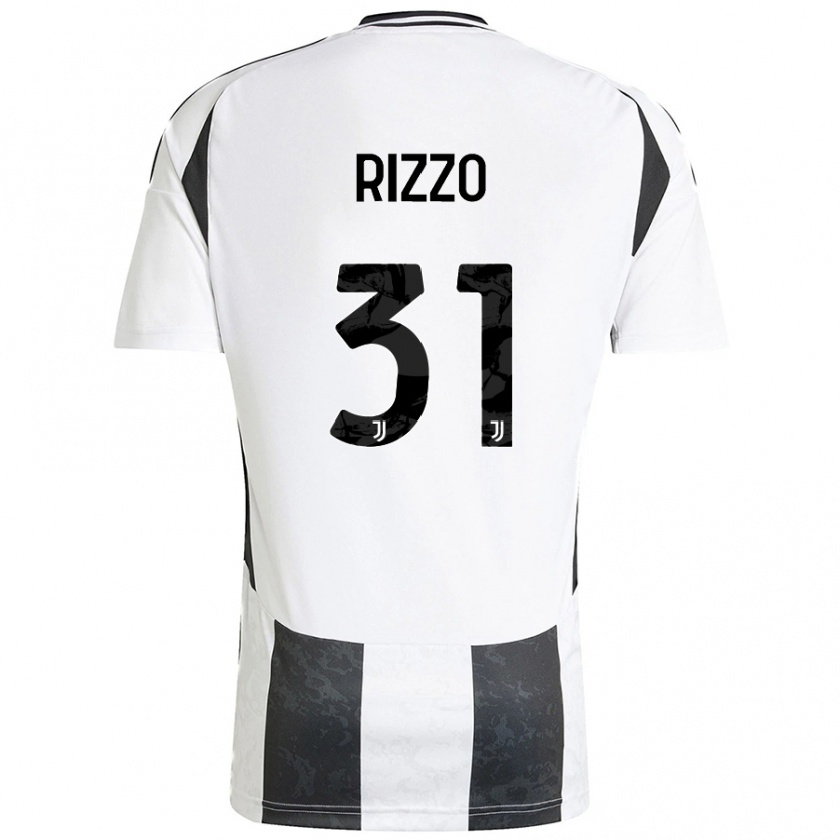 Kandiny Damen Niccolò Rizzo #31 Weiß Schwarz Heimtrikot Trikot 2024/25 T-Shirt