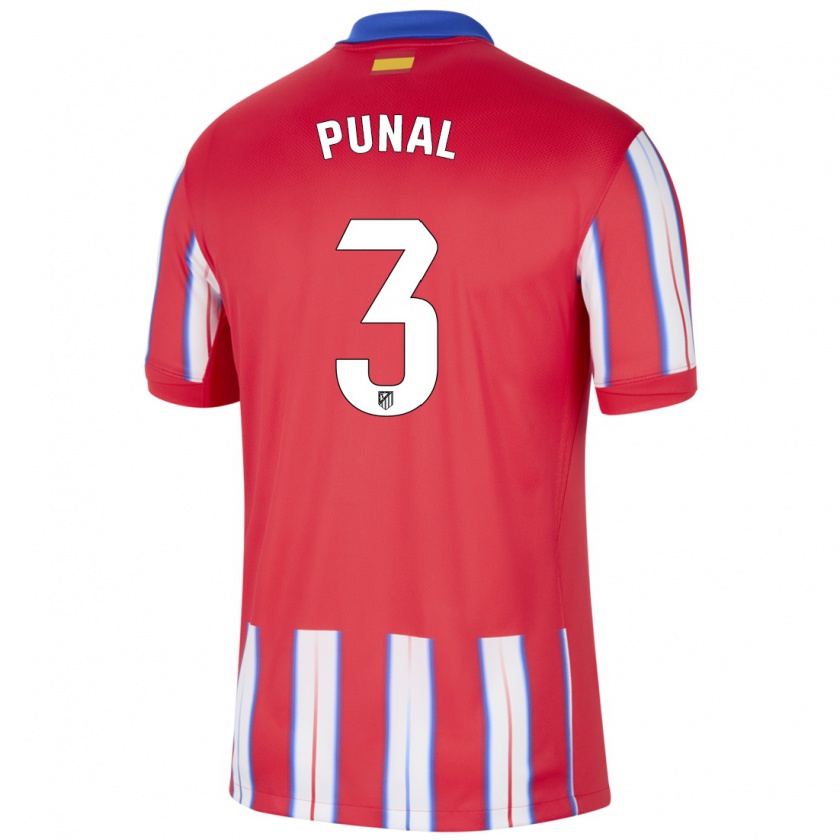 Kandiny Damen Aitor Punal #3 Rot Weiß Blau Heimtrikot Trikot 2024/25 T-Shirt