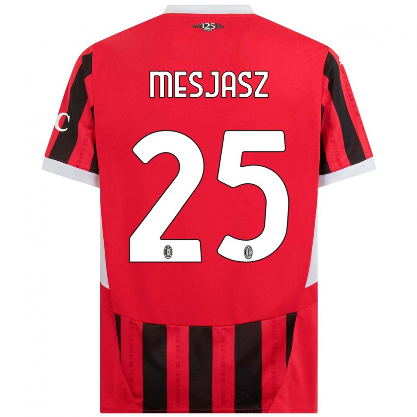 Kandiny Damen Małgorzata Mesjasz #25 Rot Schwarz Heimtrikot Trikot 2024/25 T-Shirt