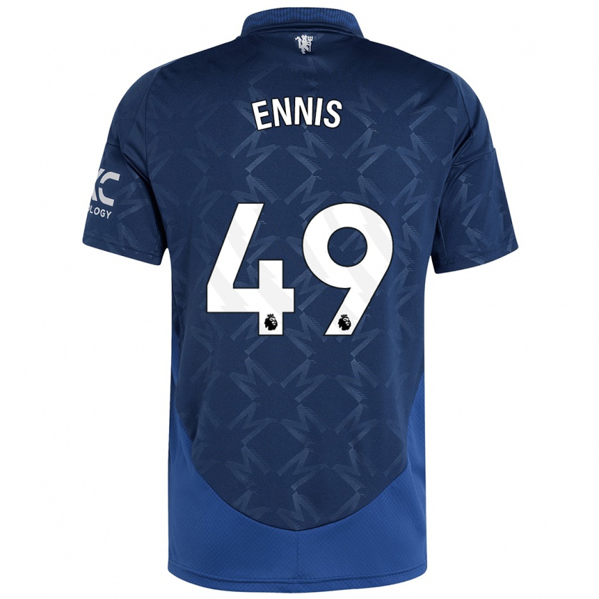 Kandiny Damen Ethan Ennis #49 Indigo Auswärtstrikot Trikot 2024/25 T-Shirt