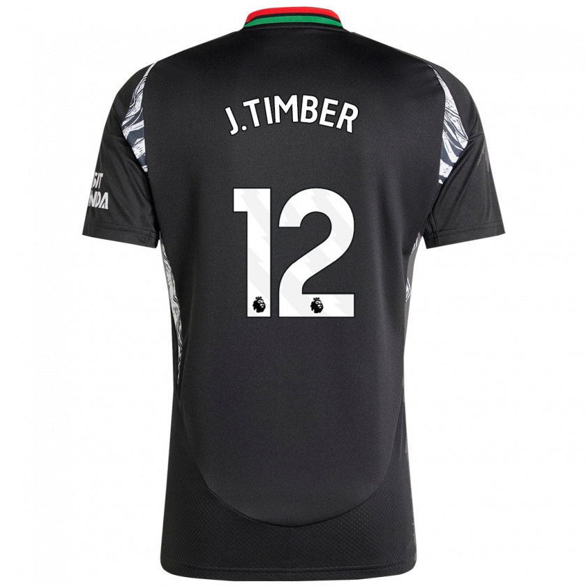 Kandiny Damen Jurrien Timber #12 Schwarz Auswärtstrikot Trikot 2024/25 T-Shirt