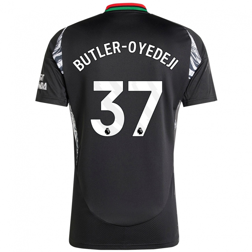 Kandiny Damen Nathan Butler-Oyedeji #37 Schwarz Auswärtstrikot Trikot 2024/25 T-Shirt