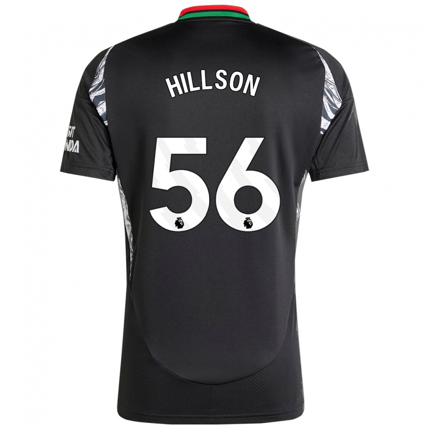 Kandiny Damen James Hillson #56 Schwarz Auswärtstrikot Trikot 2024/25 T-Shirt