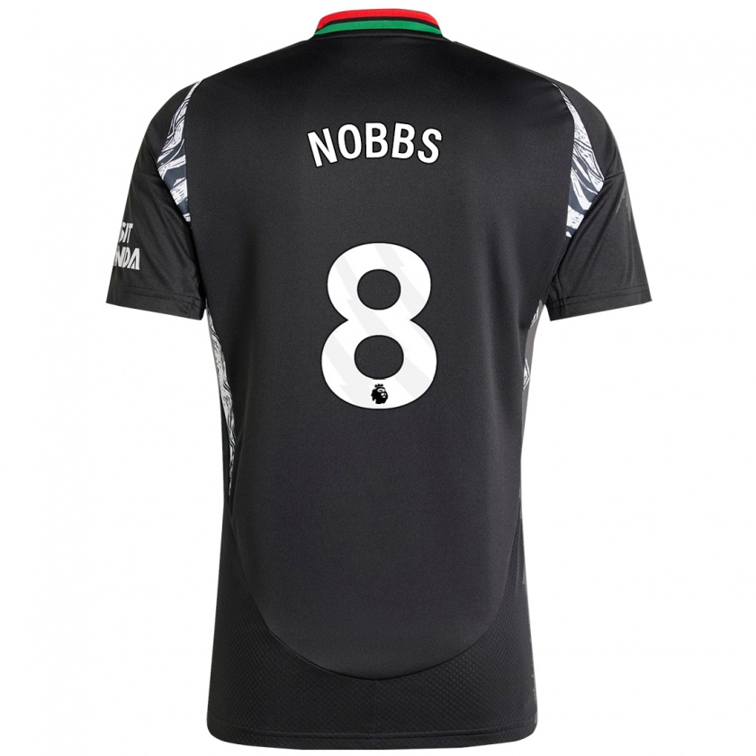 Kandiny Damen Nobbs #8 Schwarz Auswärtstrikot Trikot 2024/25 T-Shirt