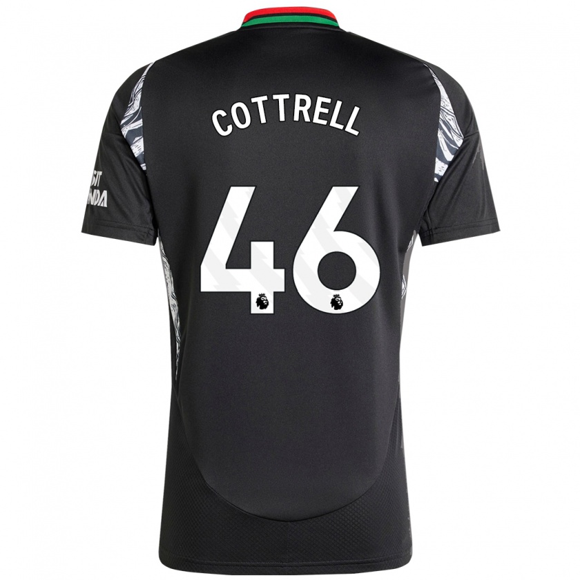 Kandiny Damen Ben Cottrell #46 Schwarz Auswärtstrikot Trikot 2024/25 T-Shirt