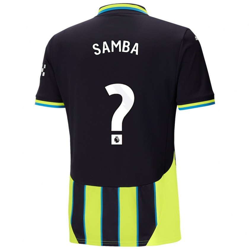 Kandiny Damen Tyrone Samba #0 Blaugelb Auswärtstrikot Trikot 2024/25 T-Shirt