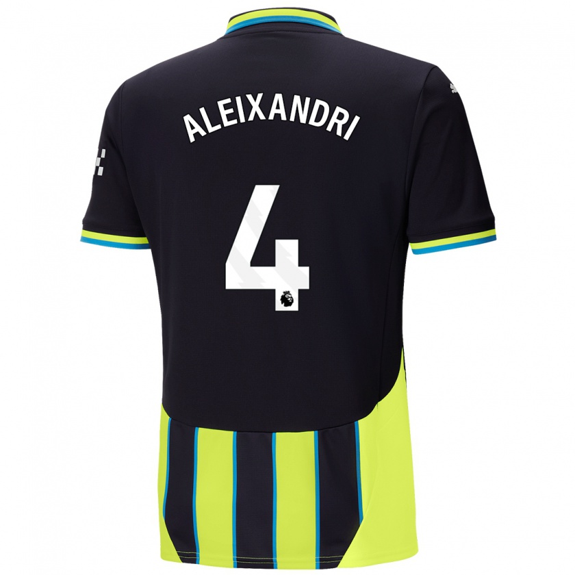 Kandiny Damen Laia Aleixandri #4 Blaugelb Auswärtstrikot Trikot 2024/25 T-Shirt