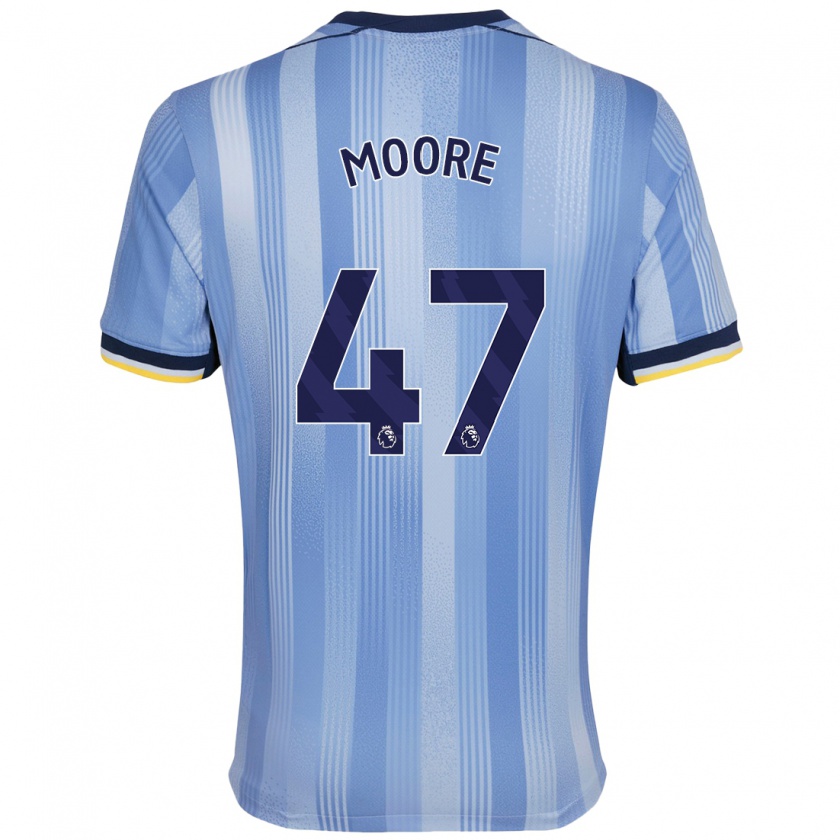 Kandiny Damen Mikey Moore #47 Hellblau Auswärtstrikot Trikot 2024/25 T-Shirt