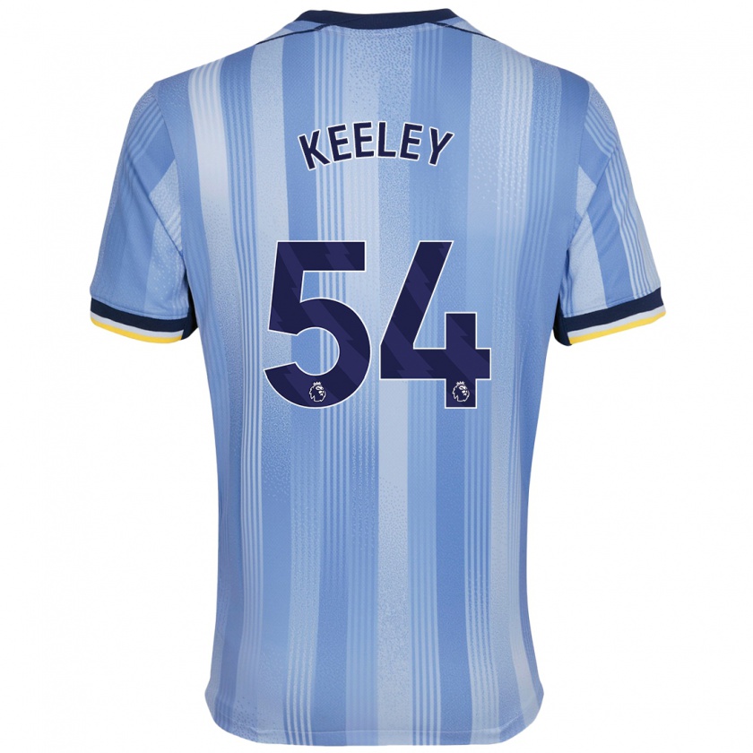 Kandiny Damen Josh Keeley #54 Hellblau Auswärtstrikot Trikot 2024/25 T-Shirt