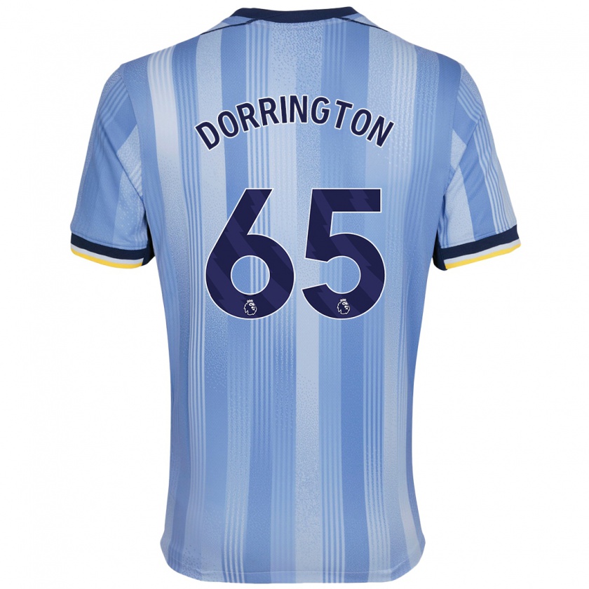 Kandiny Damen Alfie Dorrington #65 Hellblau Auswärtstrikot Trikot 2024/25 T-Shirt