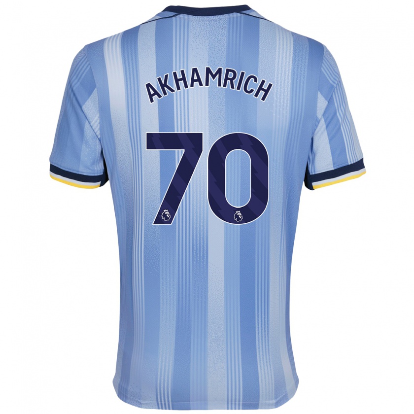 Kandiny Damen Yusuf Akhamrich #70 Hellblau Auswärtstrikot Trikot 2024/25 T-Shirt