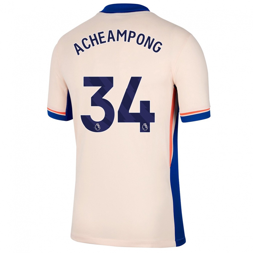 Kandiny Damen Josh Acheampong #34 Hellbeige Auswärtstrikot Trikot 2024/25 T-Shirt