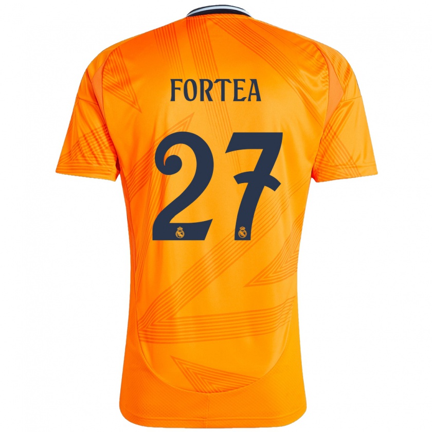 Kandiny Damen Jesús Fortea #27 Orange Auswärtstrikot Trikot 2024/25 T-Shirt