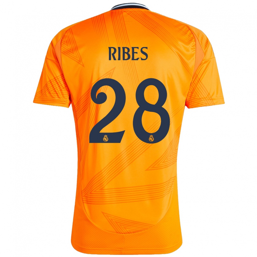 Kandiny Damen Kike Ribes #28 Orange Auswärtstrikot Trikot 2024/25 T-Shirt