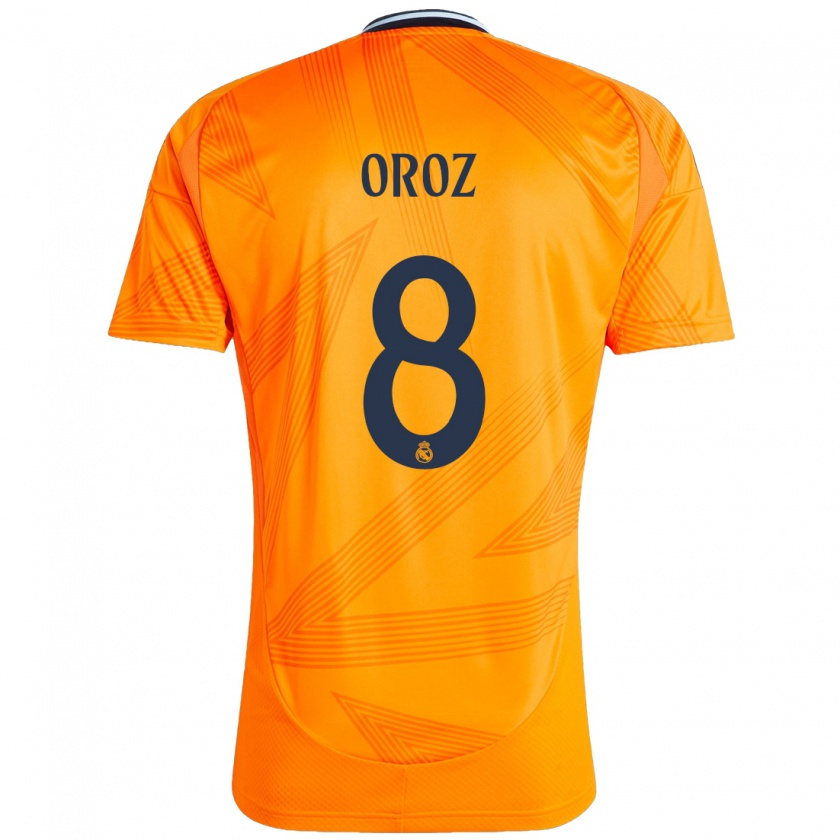 Kandiny Damen Maite Oroz #8 Orange Auswärtstrikot Trikot 2024/25 T-Shirt