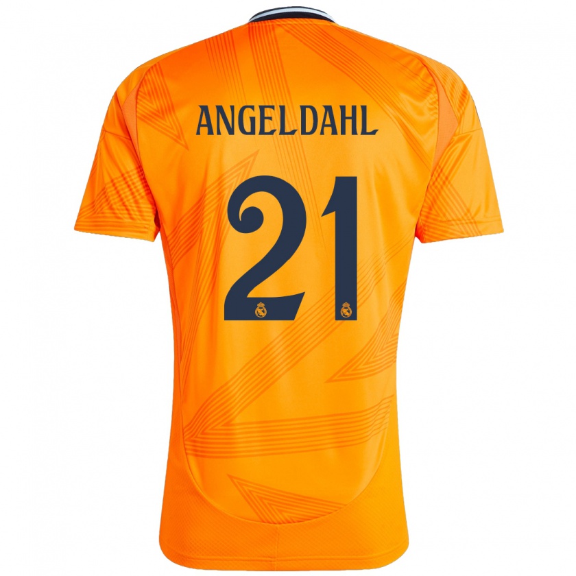 Kandiny Damen Filippa Angeldahl #21 Orange Auswärtstrikot Trikot 2024/25 T-Shirt