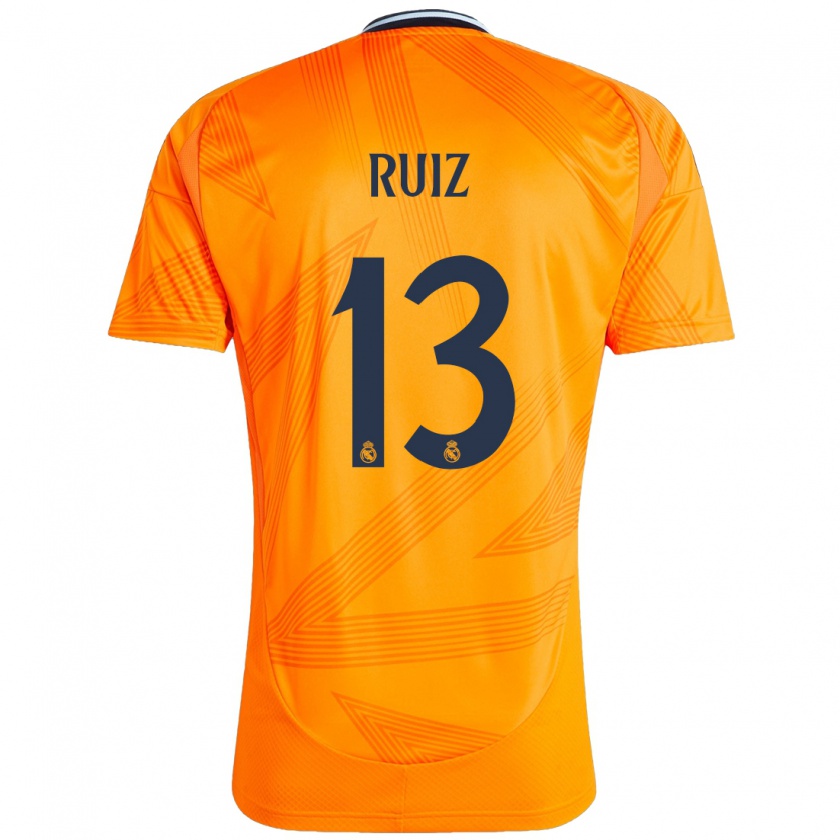 Kandiny Damen Guillermo Ruiz #13 Orange Auswärtstrikot Trikot 2024/25 T-Shirt