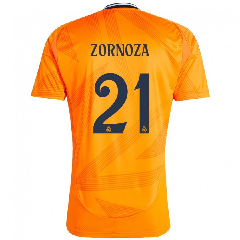 Kandiny Damen Claudia Zornoza #21 Orange Auswärtstrikot Trikot 2024/25 T-Shirt