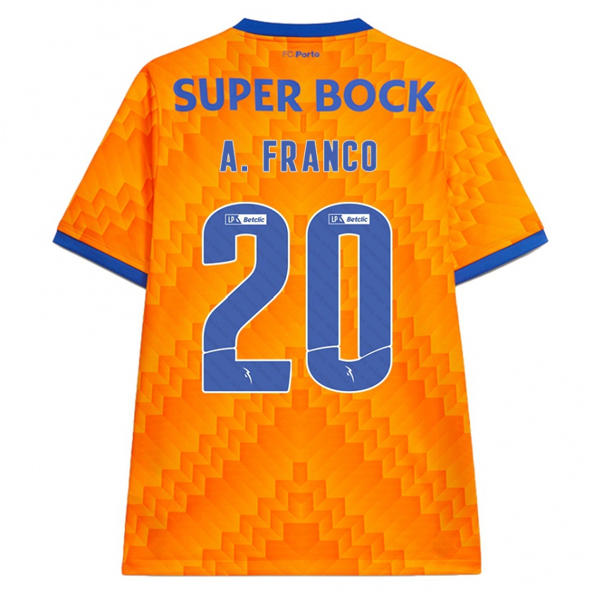 Kandiny Damen André Franco #20 Orange Auswärtstrikot Trikot 2024/25 T-Shirt