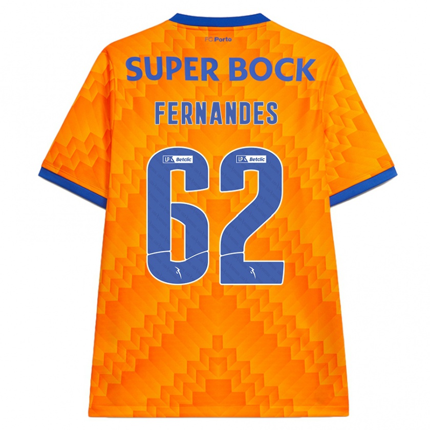 Kandiny Damen Rodrigo Fernandes #62 Orange Auswärtstrikot Trikot 2024/25 T-Shirt