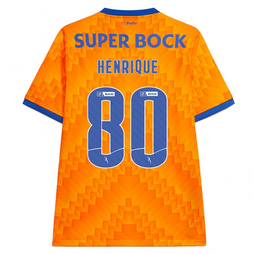 Kandiny Damen Kaio Henrique #80 Orange Auswärtstrikot Trikot 2024/25 T-Shirt