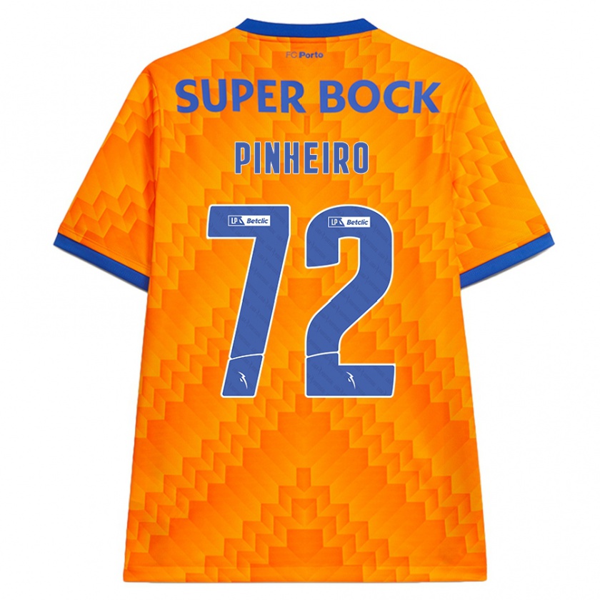 Kandiny Damen Rodrigo Pinheiro #72 Orange Auswärtstrikot Trikot 2024/25 T-Shirt