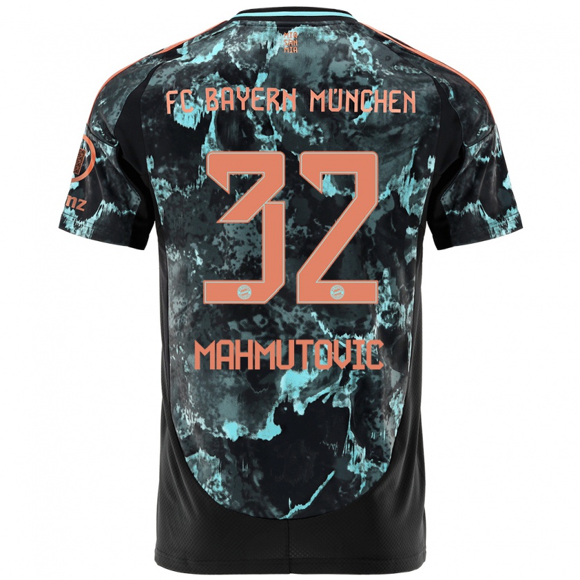 Kandiny Damen Ena Mahmutovic #32 Schwarz Auswärtstrikot Trikot 2024/25 T-Shirt