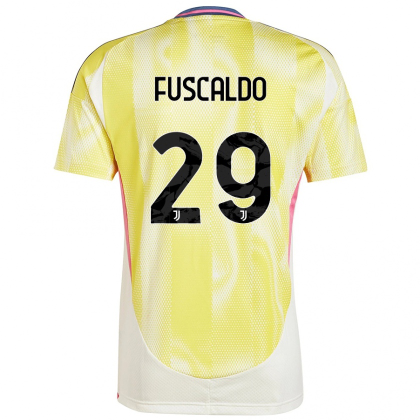 Kandiny Damen Matteo Fuscaldo #29 Solargelb Auswärtstrikot Trikot 2024/25 T-Shirt