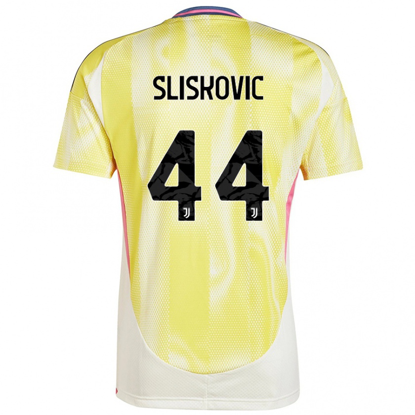 Kandiny Damen Gloria Slišković #44 Solargelb Auswärtstrikot Trikot 2024/25 T-Shirt