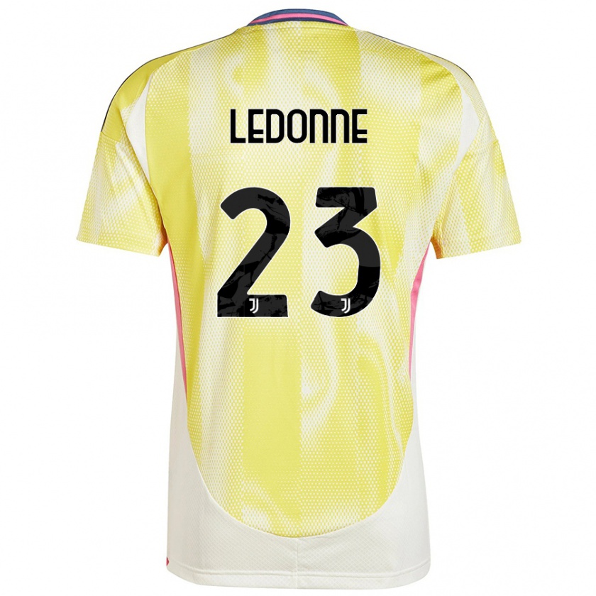 Kandiny Damen Nicolo Ledonne #23 Solargelb Auswärtstrikot Trikot 2024/25 T-Shirt