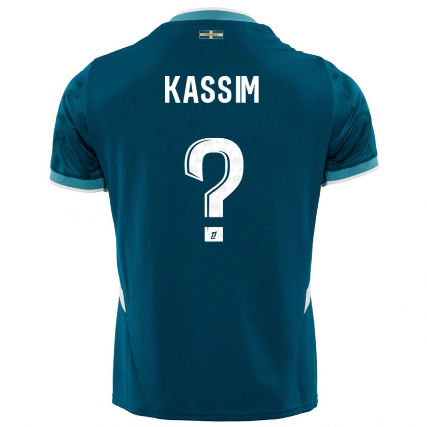 Kandiny Damen Kassim Abdallah #0 Türkisblau Auswärtstrikot Trikot 2024/25 T-Shirt